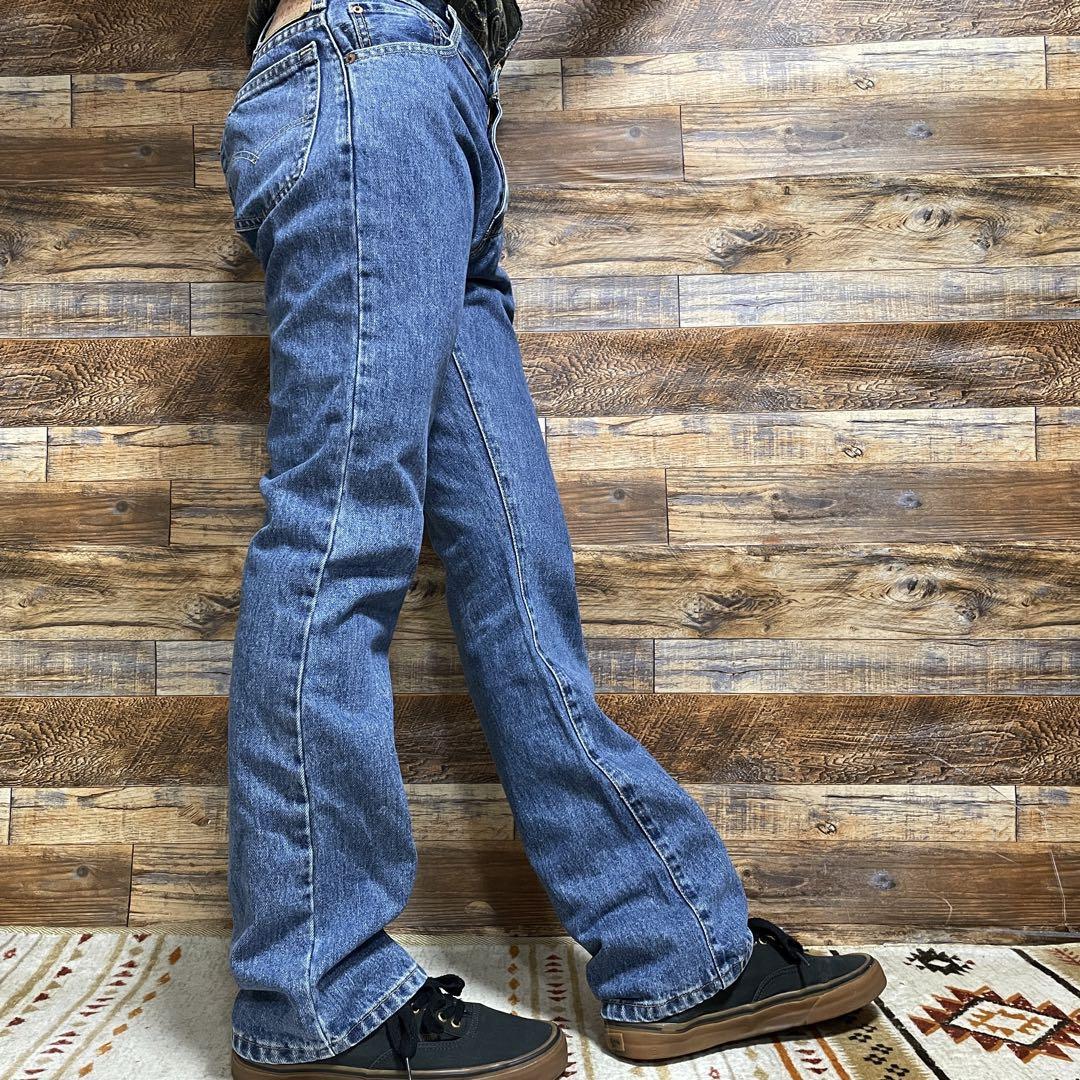 Levi's リーバイス 517 w30 フレアデニム ブーツカットデニム ジーンズ ジーパン 青 ブルー 古着 Gパン サドルマン levis フレアパンツ