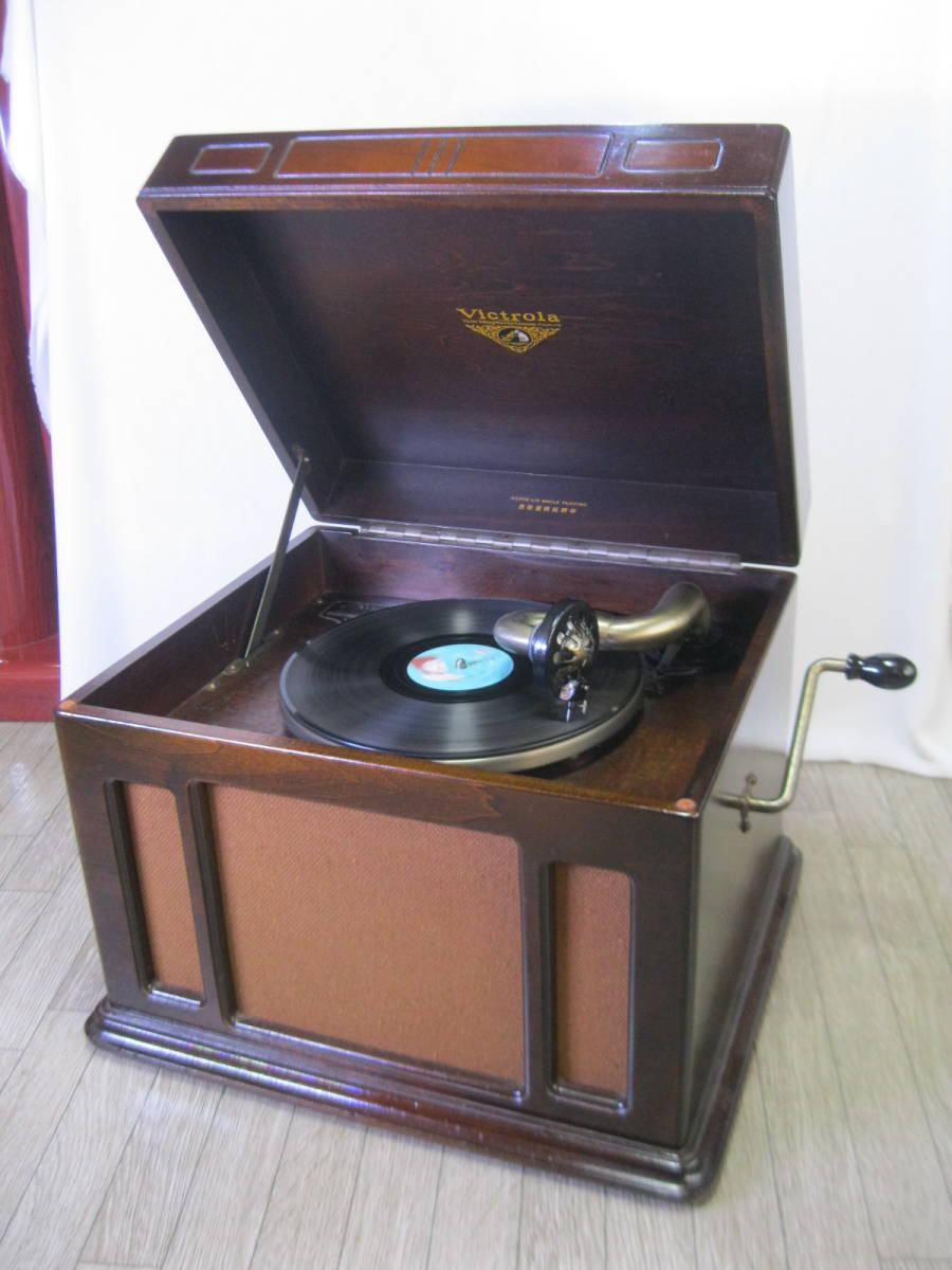 ☆アンティーク蓄音機 ビクター J1‐51 稼働品 Victrola/ビクトローラー