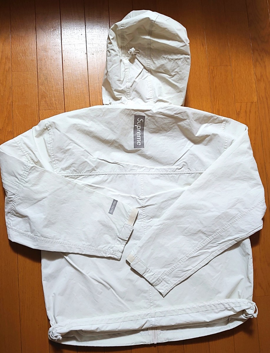 Supreme full zip facemask jacke stone 新品 未使用 送料込 シュプリーム フルジップ ジャケット 白