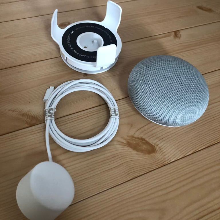 (670) Google Home Mini グーグルホームミニ　チョーク　GA00210-jp 壁掛け　ホルダー　セット_画像5