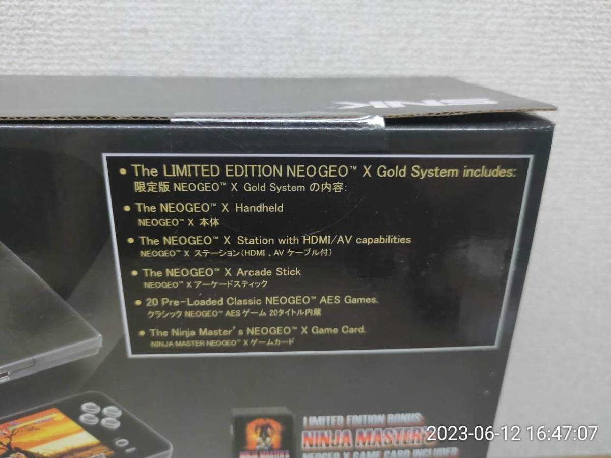 入手困難 奇跡の未開封新品 NEOGEOX ネオジオX NEOGEO X 未使用品