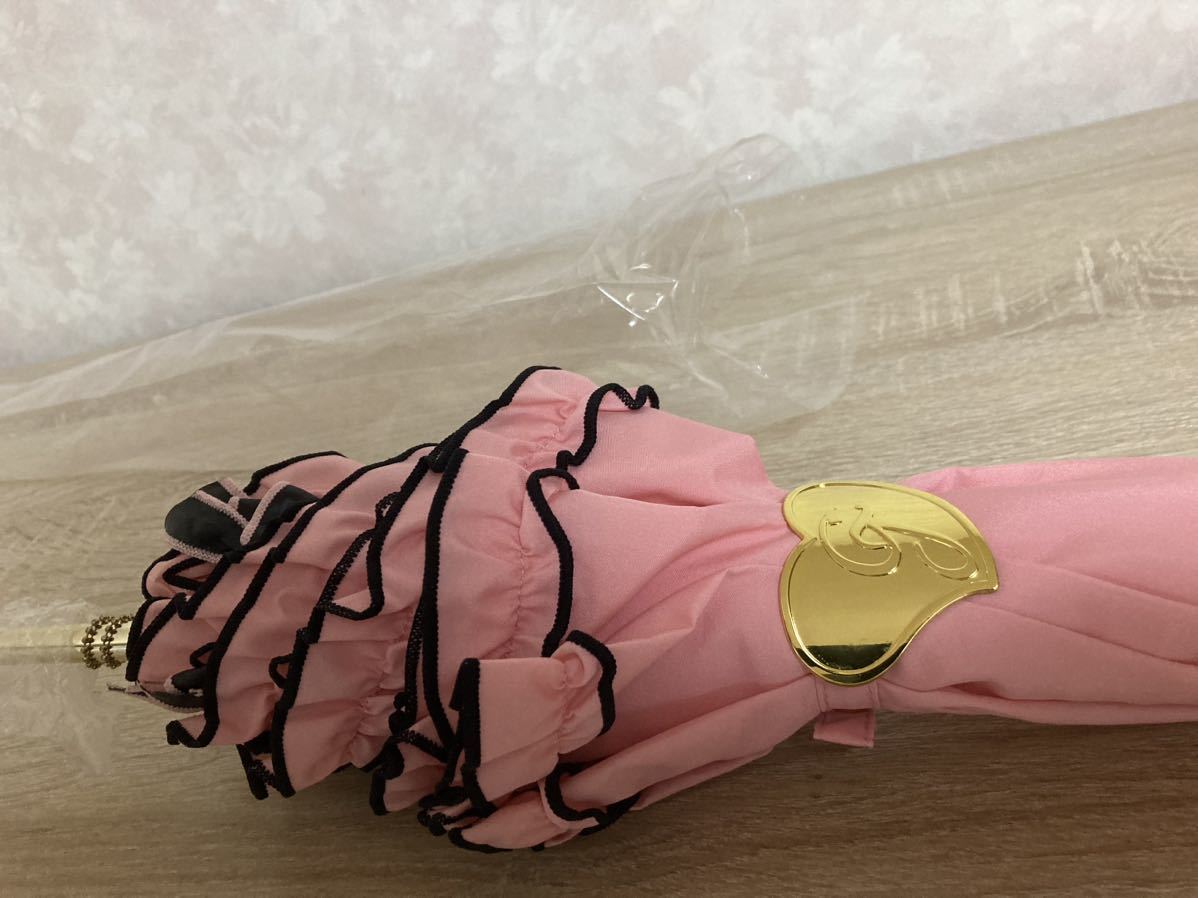  новый товар g лама la волокно .-n оборка лента зонт / розовый . длинный зонт женский GJ очарование есть 