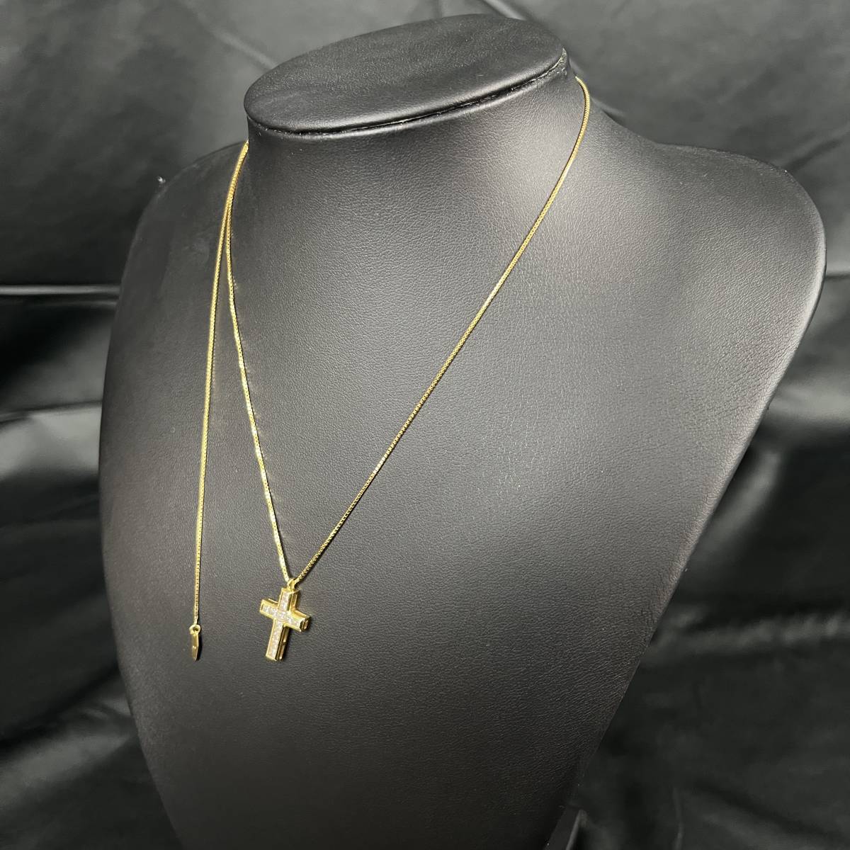 ゆきざき K18YG ダイヤモンド ネックレス 0 50ct リッチクロス ゆきざき K18YG ダイヤモンド ネックレス 0 50ct リッチクロス