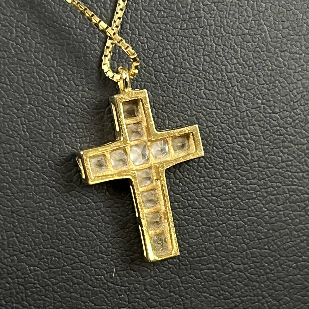 ゆきざき K18YG ダイヤモンド ネックレス 0 50ct リッチクロス ゆきざき K18YG ダイヤモンド ネックレス 0 50ct リッチクロス