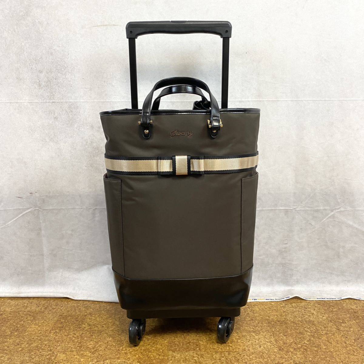 豪華 美品 SWANY スワニー キャリーバッグ ローラー取り外し可 旅行用
