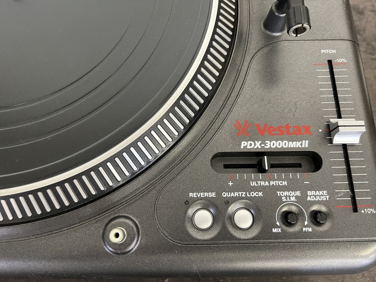 極上イタリア製 Vestax ターンテーブル PDX-3000MK2 ダイレクト