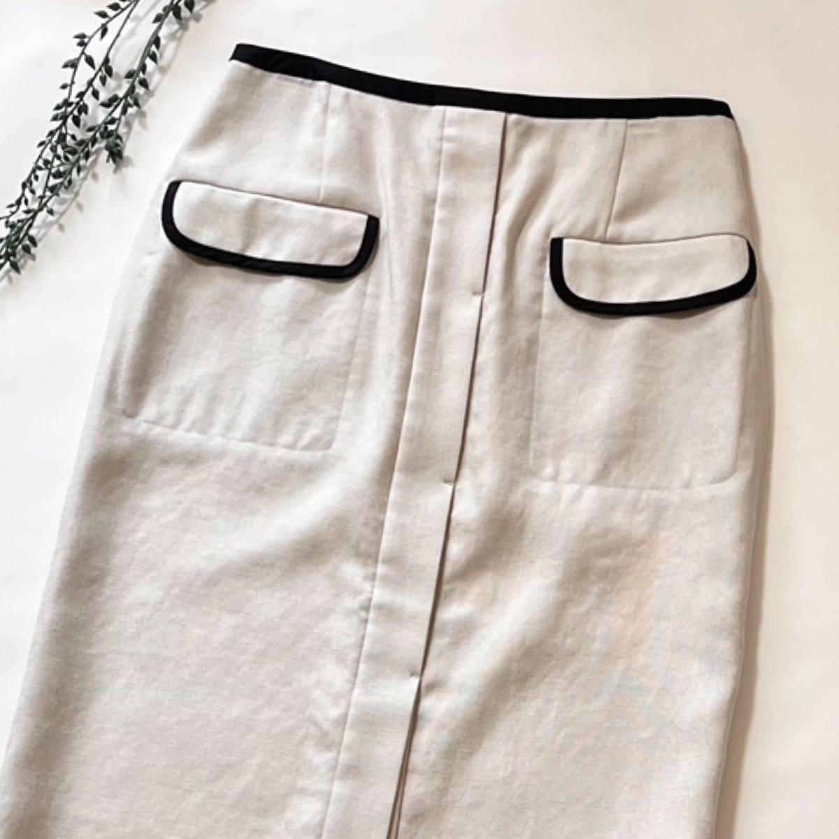 美品!エストネーション 定価2.2万円 ミモレ丈 タイトスカート 36