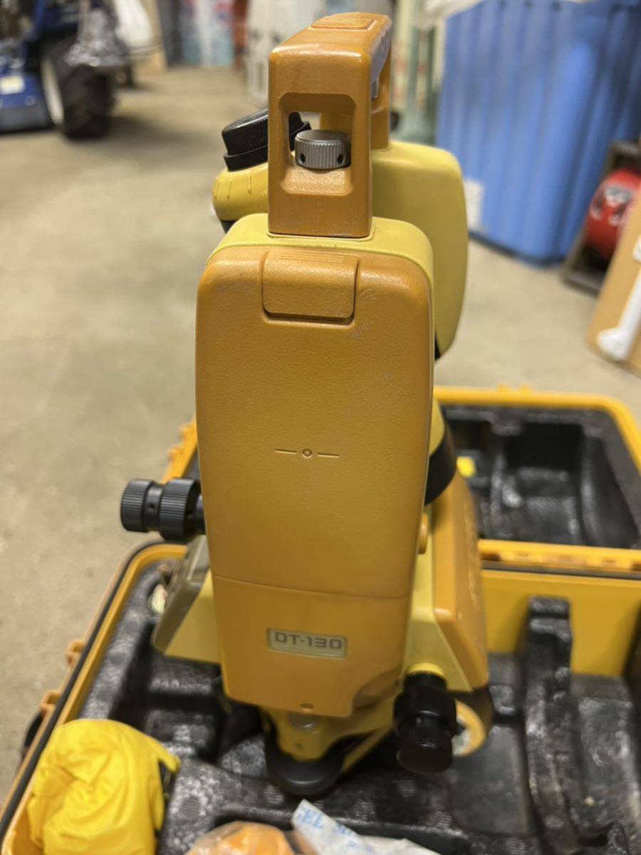 TOPCON デジタルセオドライト DT-130 測量機器 トプコン 通電確認済み_画像3