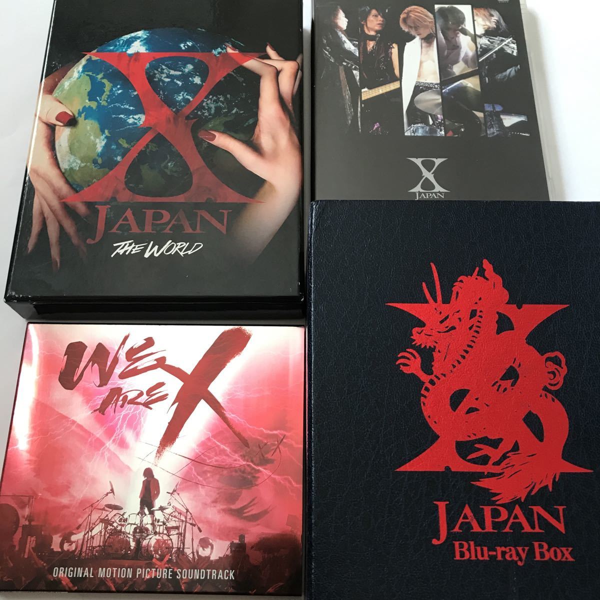 中古品】 X JAPAN ブルーレイ Blu-ray BOX WE ARE X CD THE WORLD