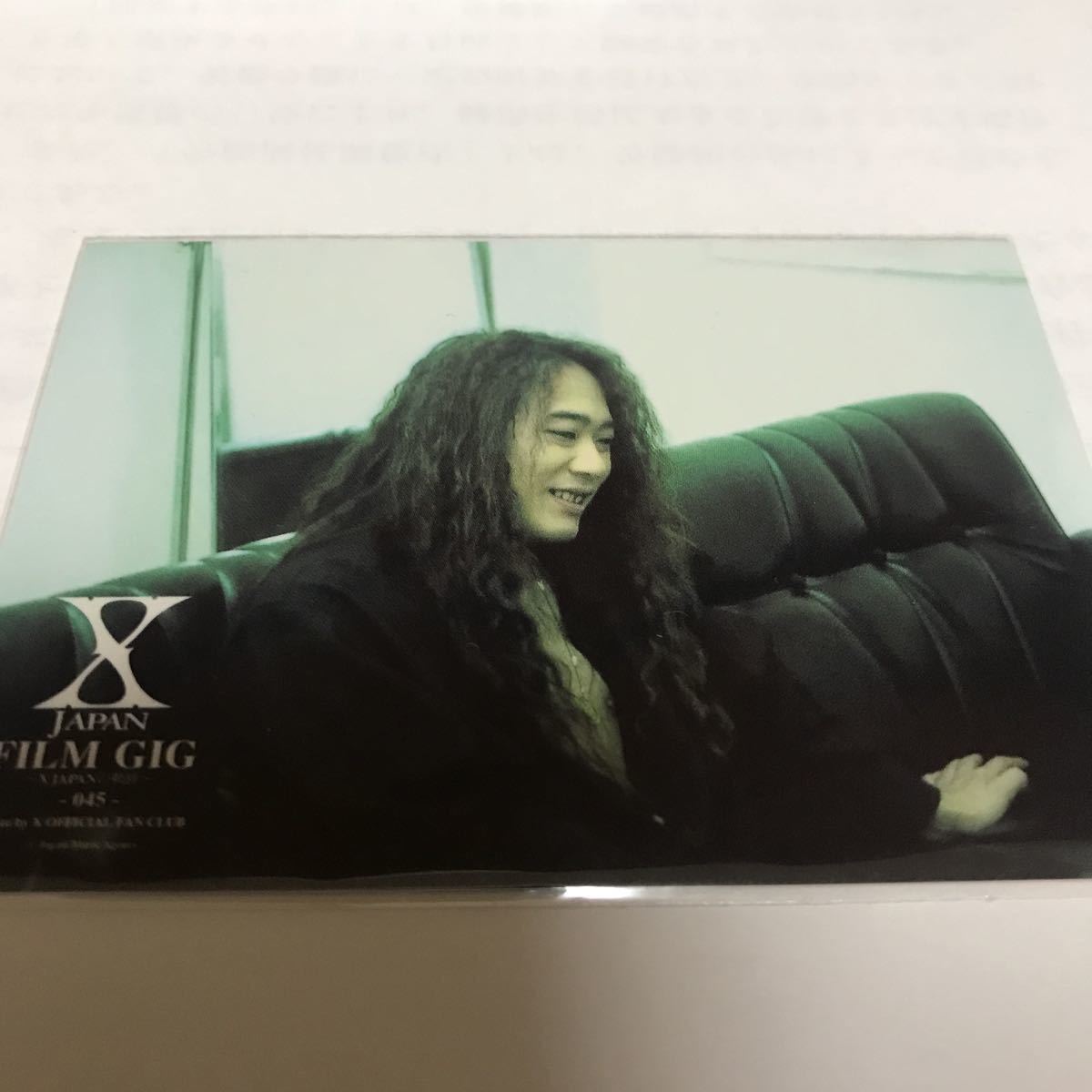 X JAPAN FILM GIG トレカ カード hide YOSHIKI Toshl TAIJI xjapan PATA HEATH グッズ ジャパメタ V系 フィルムギグ ヴィジュアル系 045_画像1