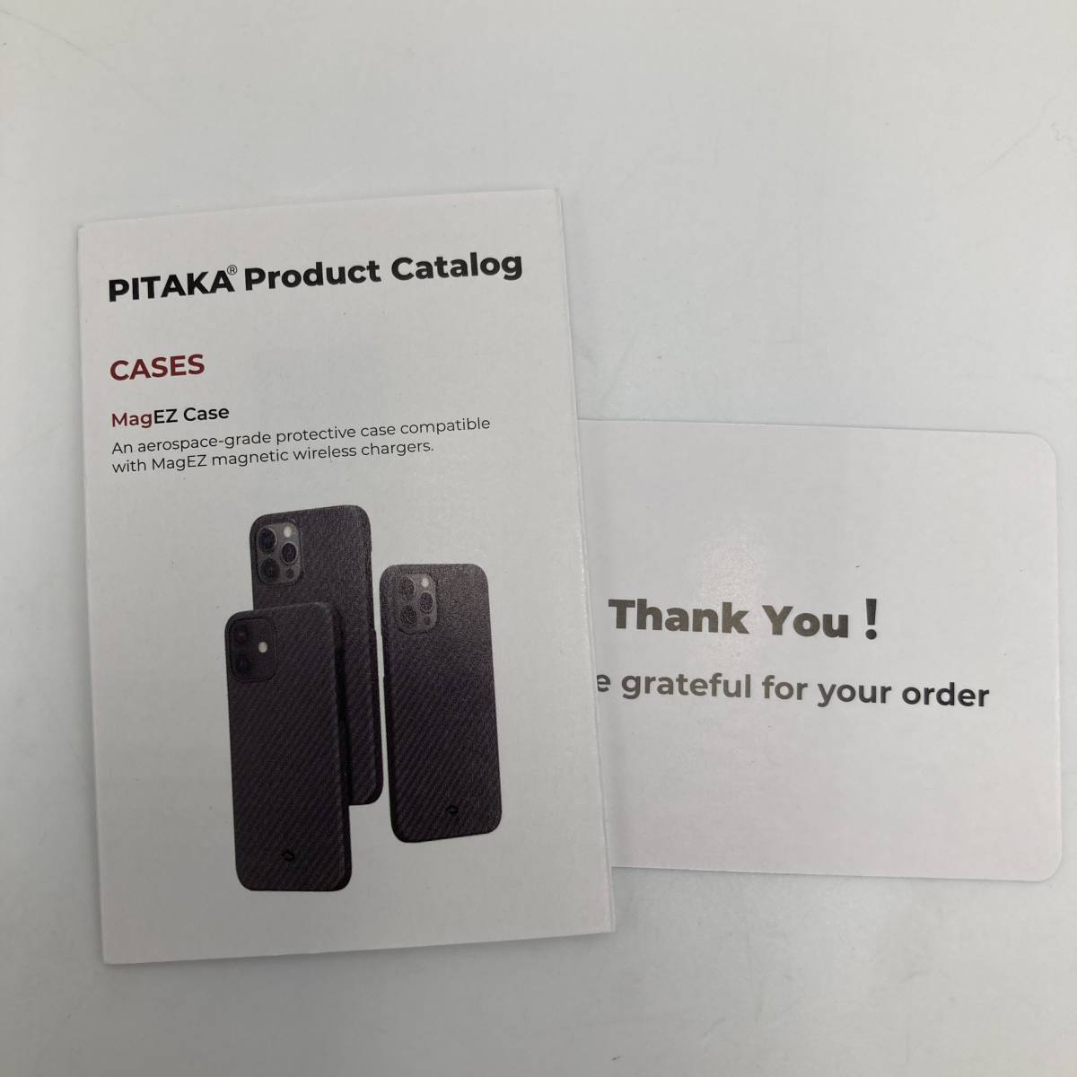 【美品】PITAKA アラミド繊維浮織 MagEZ Case iPhone 13 Pro Max/Y6372-O2の画像3