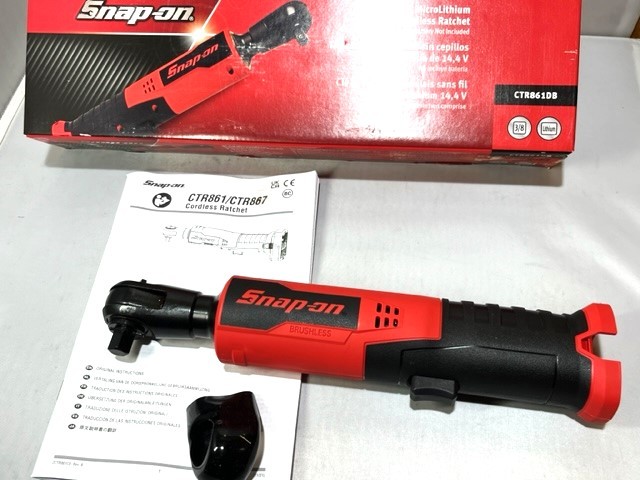 新品未使用 新型 Snap-on スナップオン 3/8 コードレス ラチェット