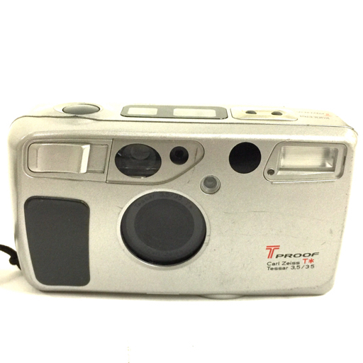 KYOCERA T PROOF Carl Zeiss Tessar 3.5/35mm コンパクトフィルムカメラ ボディ レンズ 光学機器 QR063-211
