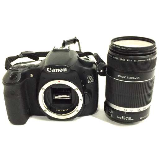 総合3位】 Canon EOS 60D 18-55mm/55-250mmレンズセット I6Xbc