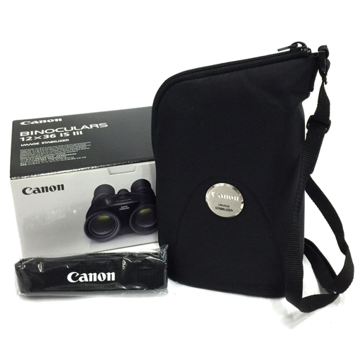 1円 Canon 12X36 IS iii BLACK 双眼鏡 IMAGE STABILIZER C5131633