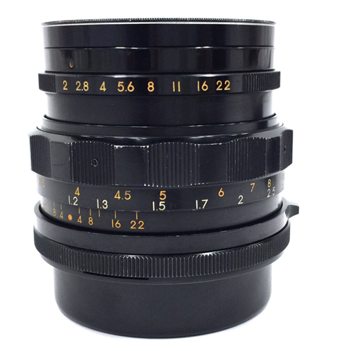 1円 NORITAR 1:2 80mm f2 カメラレンズ 中判カメラ用 接写リング付き