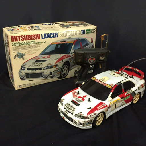 タミヤ 1/10 電動RC四輪駆動レーシングカー 三菱ランサー