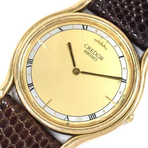 Yahoo!オークション - セイコー クレドール 裏豚 14K クォーツ Yahoo!オークション - セイコー クレドール 裏豚 14K クォーツ