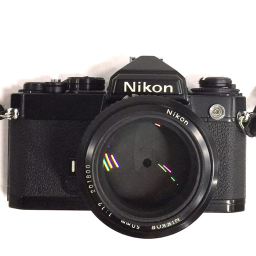 Nikon FE ブラック NIKKOR 50mm 1:1.2 一眼レフ フィルムカメラ レンズ