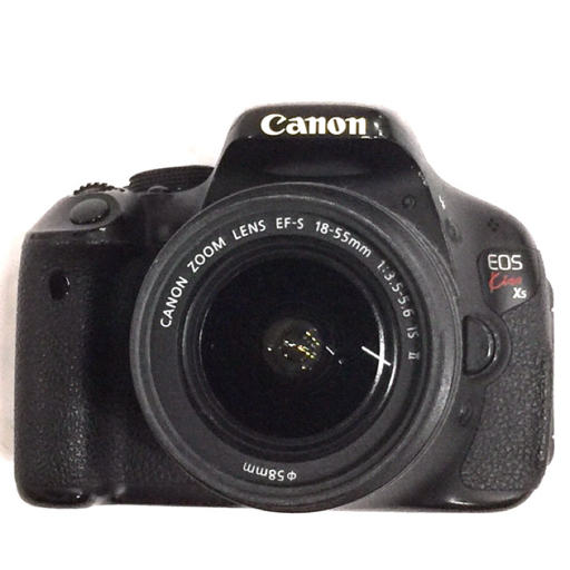 1円 Canon EOS Kiss X5 ZOOM LENS EF-S 18-55mm 1:3.5-5.6 IS II