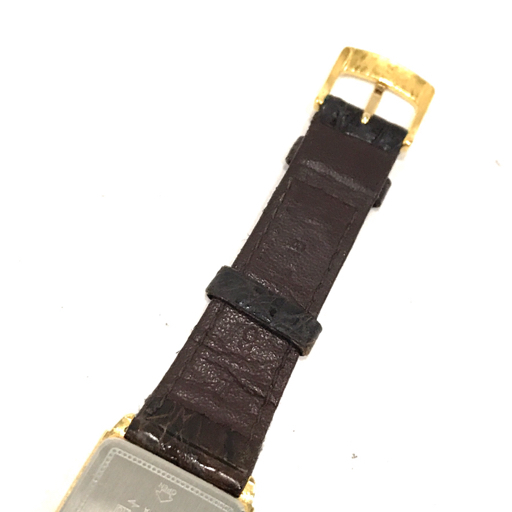 セイコー 腕時計 ドルチェ 7731-5010 14K × SS スクエア クォーツ