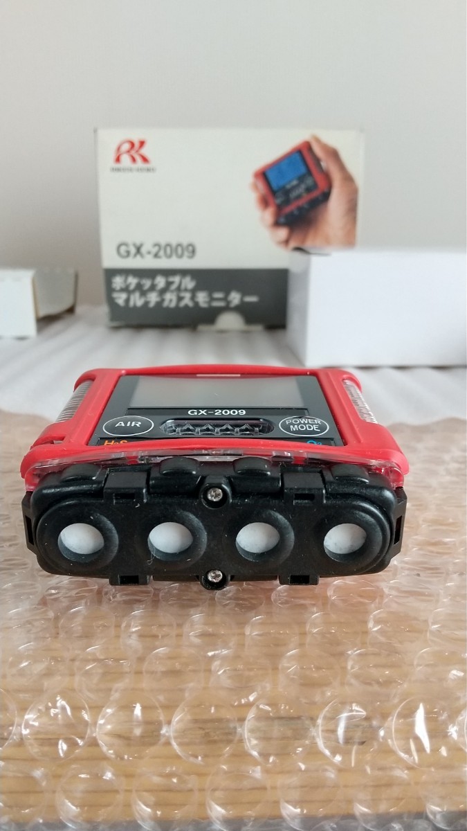 RIKEN KEIKI GX-2009 ポケッタブルマルチガスモニター 未使用品 ジャンク_画像4