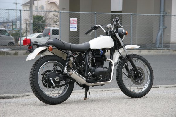 HMS カワサキ 250TR (BA-BJ250F) バイクマフラー (キャブ車用) 100φ