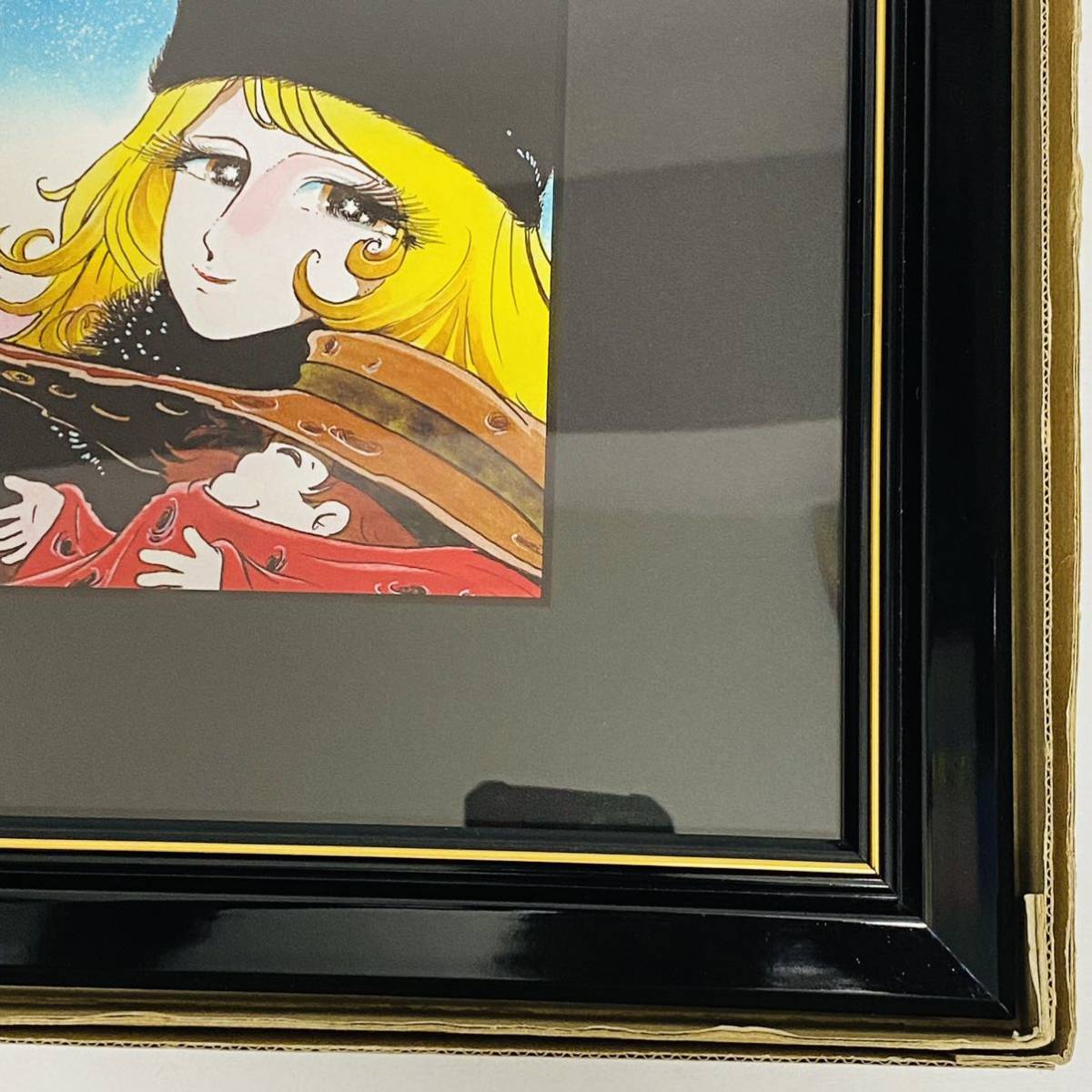 【中古品】ART SPACE アートスペース 銀河鉄道999 松本零士 美しい星 銀河へ 東京スカイツリー 板上サイン ピエゾグラフ 絵画_画像5