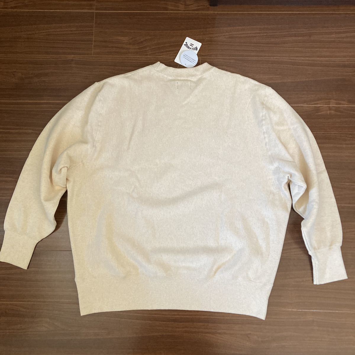  tag equipped BILLABONG Billabong sweatshirt beige XL