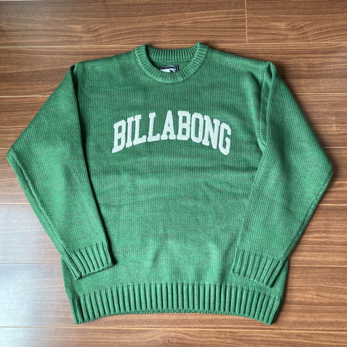 お歳暮 新品 BILLABONG ビラボン グリーン みどり セーター L その他