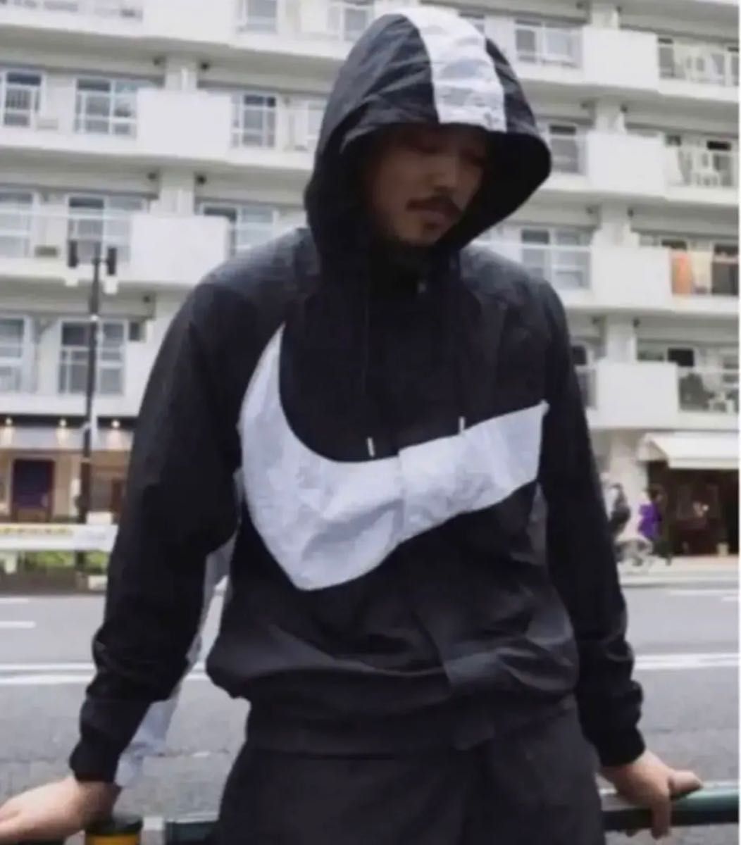 ナイキ NIKE ビッグ スウッシュ ウーブンジャケット M 新品未 ナイキ NIKE ビッグ スウッシュ ウーブンジャケット M 新品未