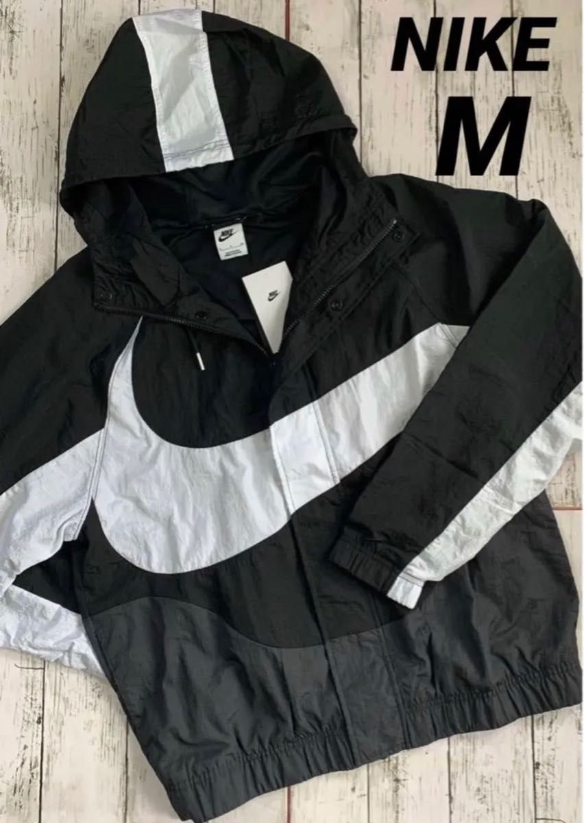 ナイキ NIKE ビッグ スウッシュ ウーブンジャケット M 新品未 ナイキ NIKE ビッグ スウッシュ ウーブンジャケット M 新品未