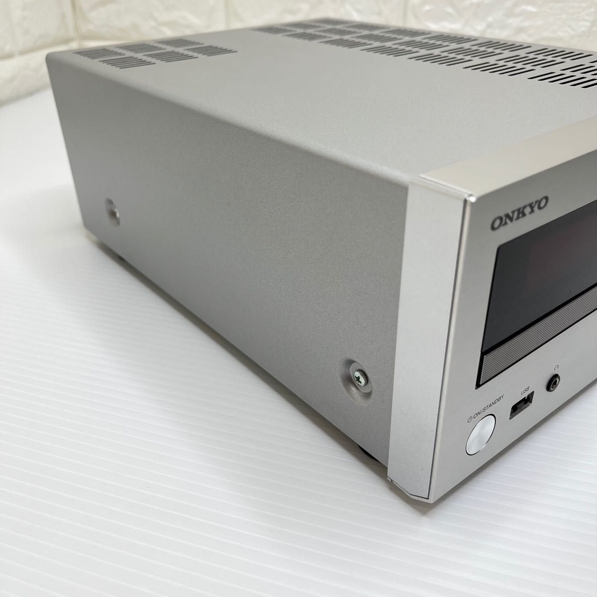 美品】 ONKYO オンキョー CDレシーバー CR-555 リモコン付き 希少 廃盤