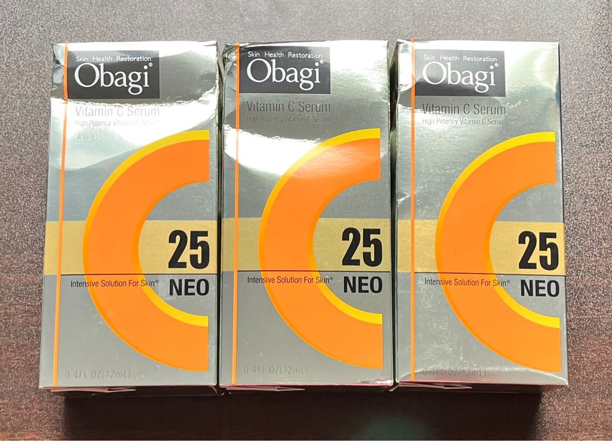 ロート製薬 Obagi オバジ C25セラム ネオ 12ml 美容液 【国内正規品】新品未使用品x3本セット 訳あり
