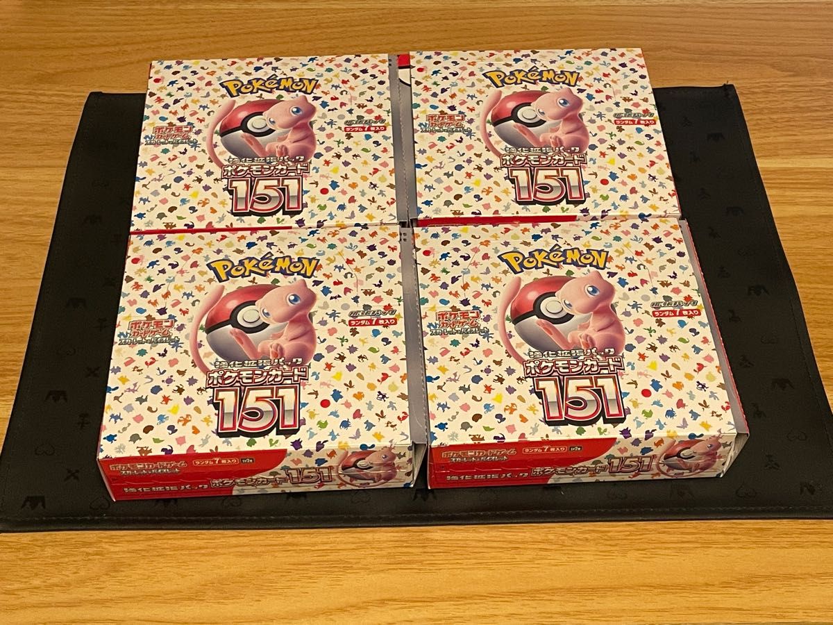 売り値下 - 【匿名配送】ペリペリ付 ポケモンカード 151 BOX 空箱 4個