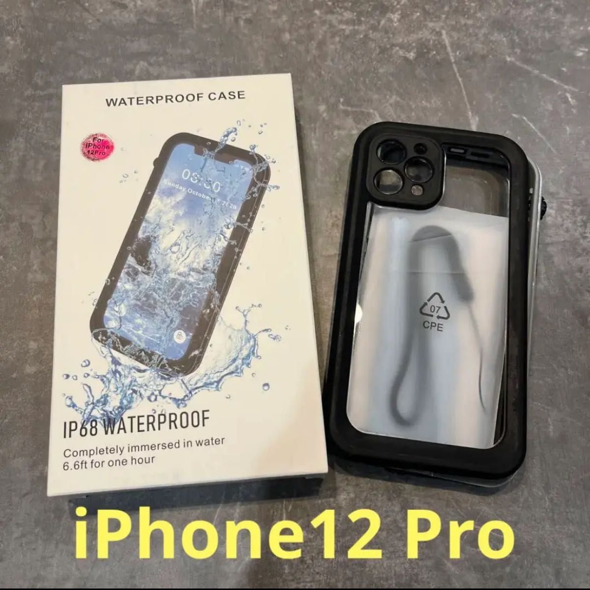 防水ケース iPhone12Pro ケース スクリーンプロテクター|PayPayフリマ