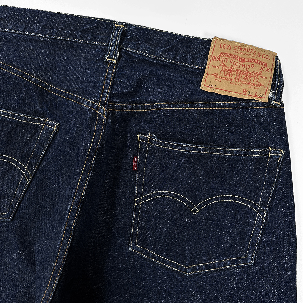 極上◎濃紺 Sタイプ LEVI'S 501 ビッグE W36 初期 イエローステッチ 60s ビンテージ オリジナル リーバイス // タイプ物 Aタイプ XX 66前期_極上濃紺◎Sタイプ LEVIS 501 ビッグE W36