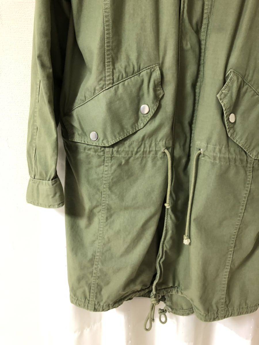 nonnative TROOPER HOODED COAT COTTON RIPSTOP OVERDYED_画像3