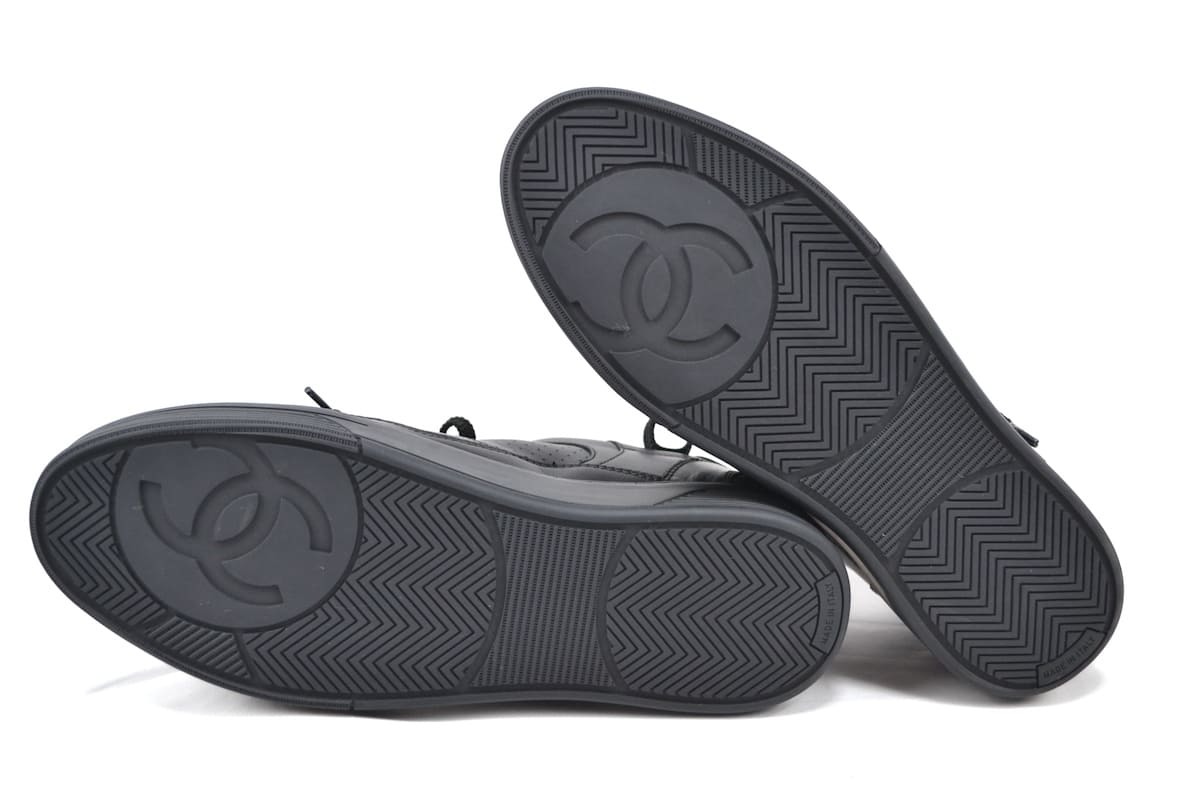 新品 23SS 新作 CHANEL 23A SNEAKERS Calfskin Black シャネル 新品 23SS 新作 CHANEL 23A SNEAKERS Calfskin Black シャネル