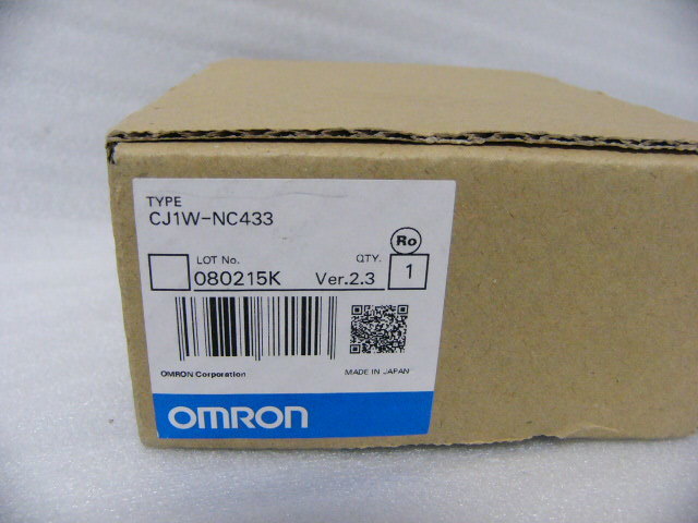 ☆新品☆ OMRON CJ1W-NC433 Ver2.3 LotNo.2211... (2022年11月製?) 4軸