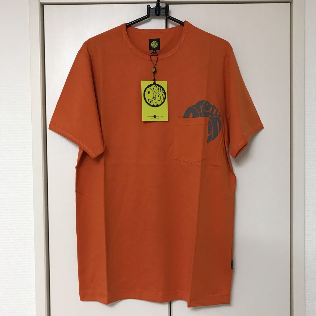 新品未使用 pretty green Tシャツ★即決有り 送料無料 オレンジ_画像1