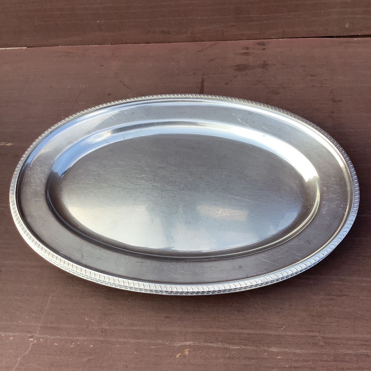  business use made of stainless steel large flat plate pcs attaching che - fins g dish byufebai King used 6H