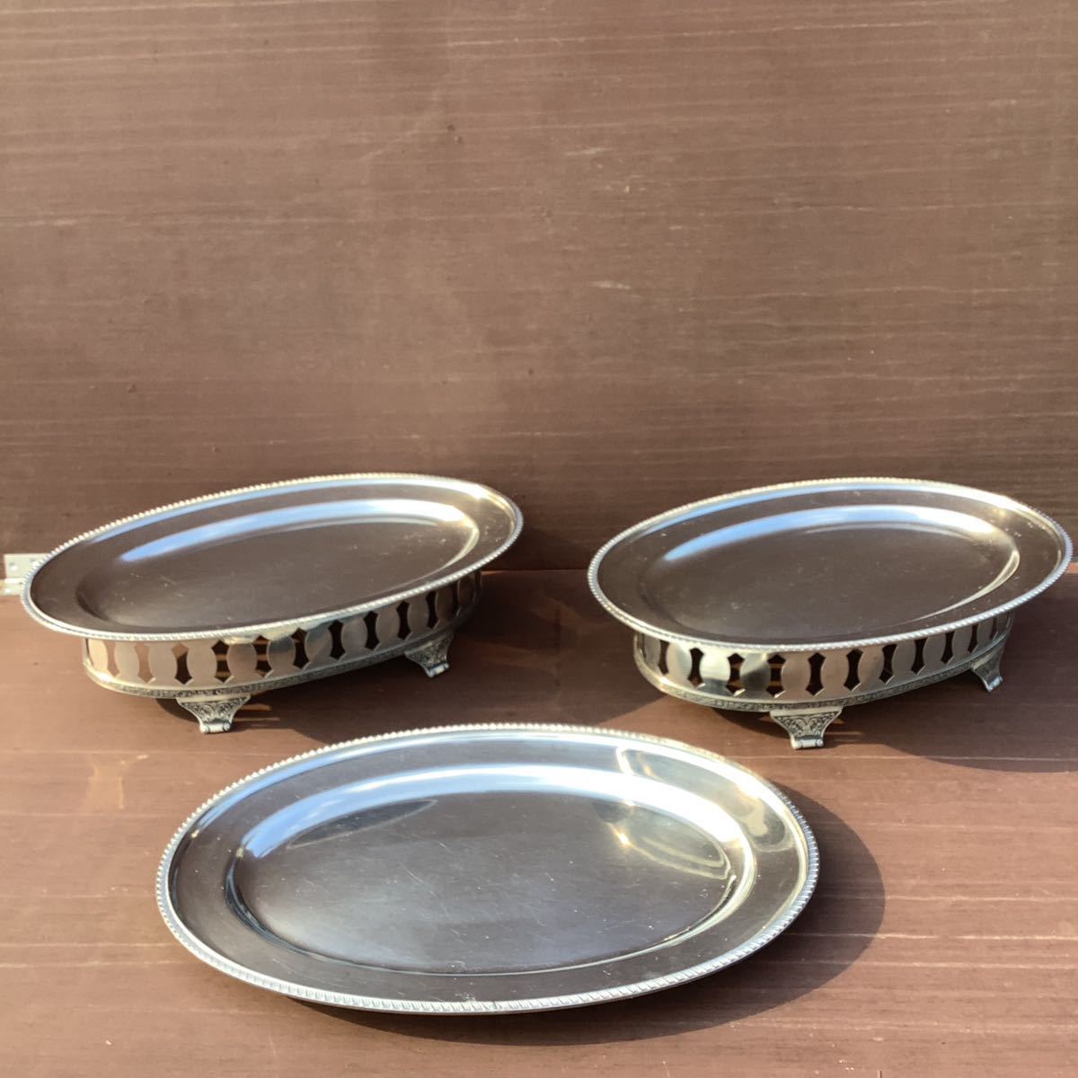  business use made of stainless steel large flat plate pcs attaching che - fins g dish byufebai King used 6H