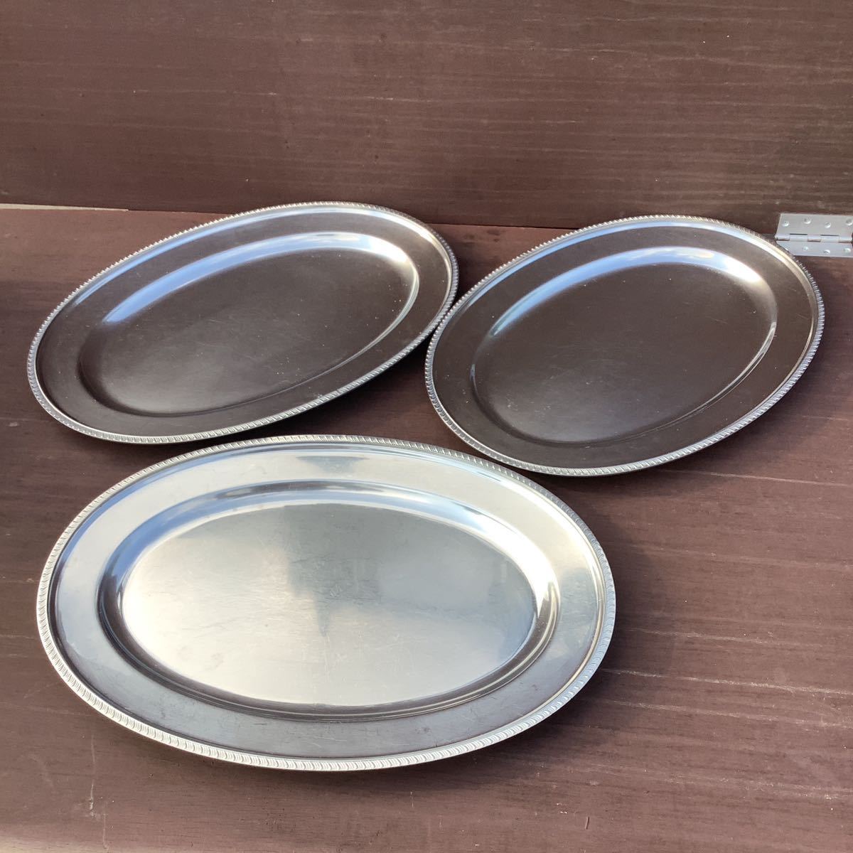  business use made of stainless steel large flat plate pcs attaching che - fins g dish byufebai King used 6H