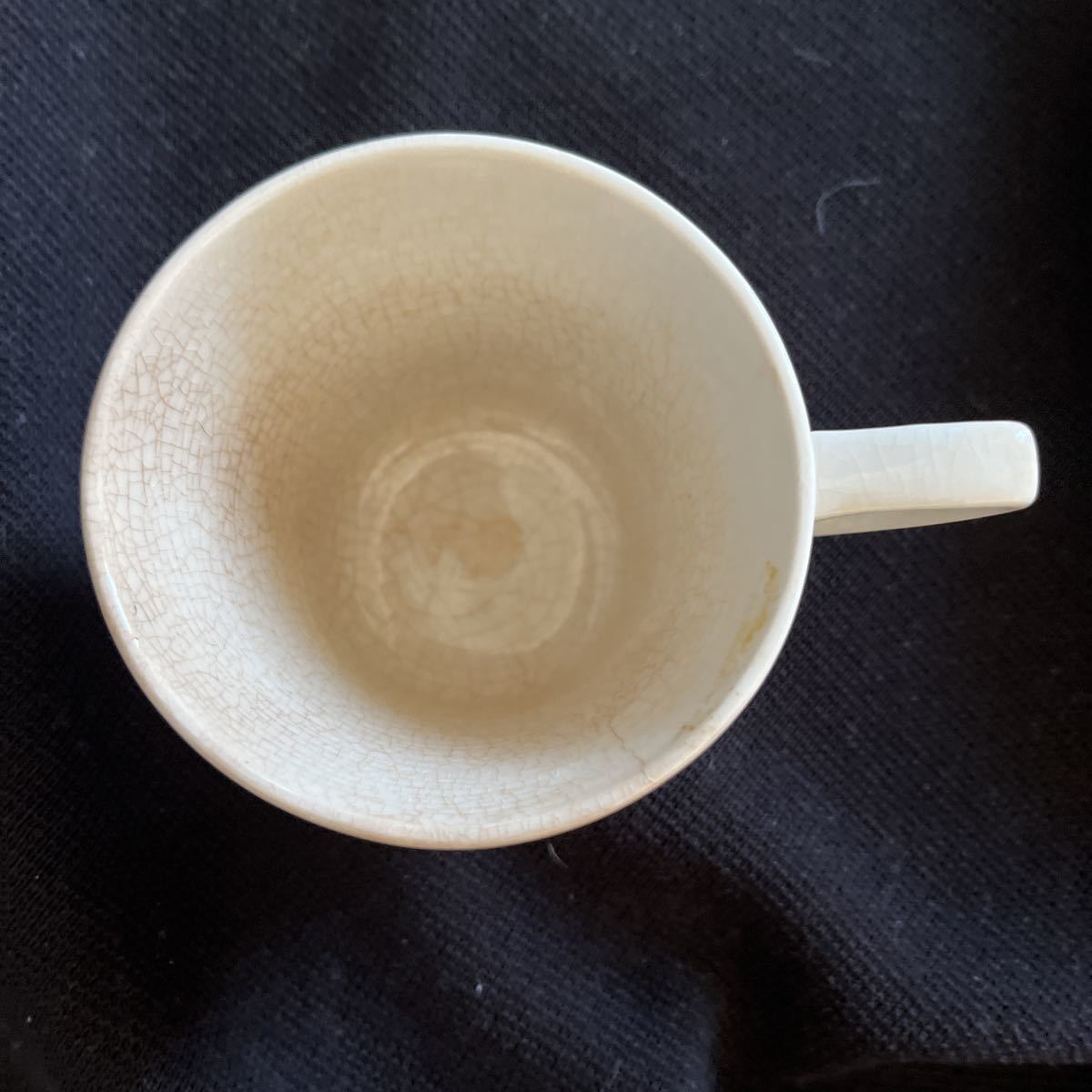 70s日本製輸出品ヴィンテージオールドビィンテージコーヒーカップ　アールデコ　アート　景色良好　USAメモリーライン購入　お値打ち品_画像3