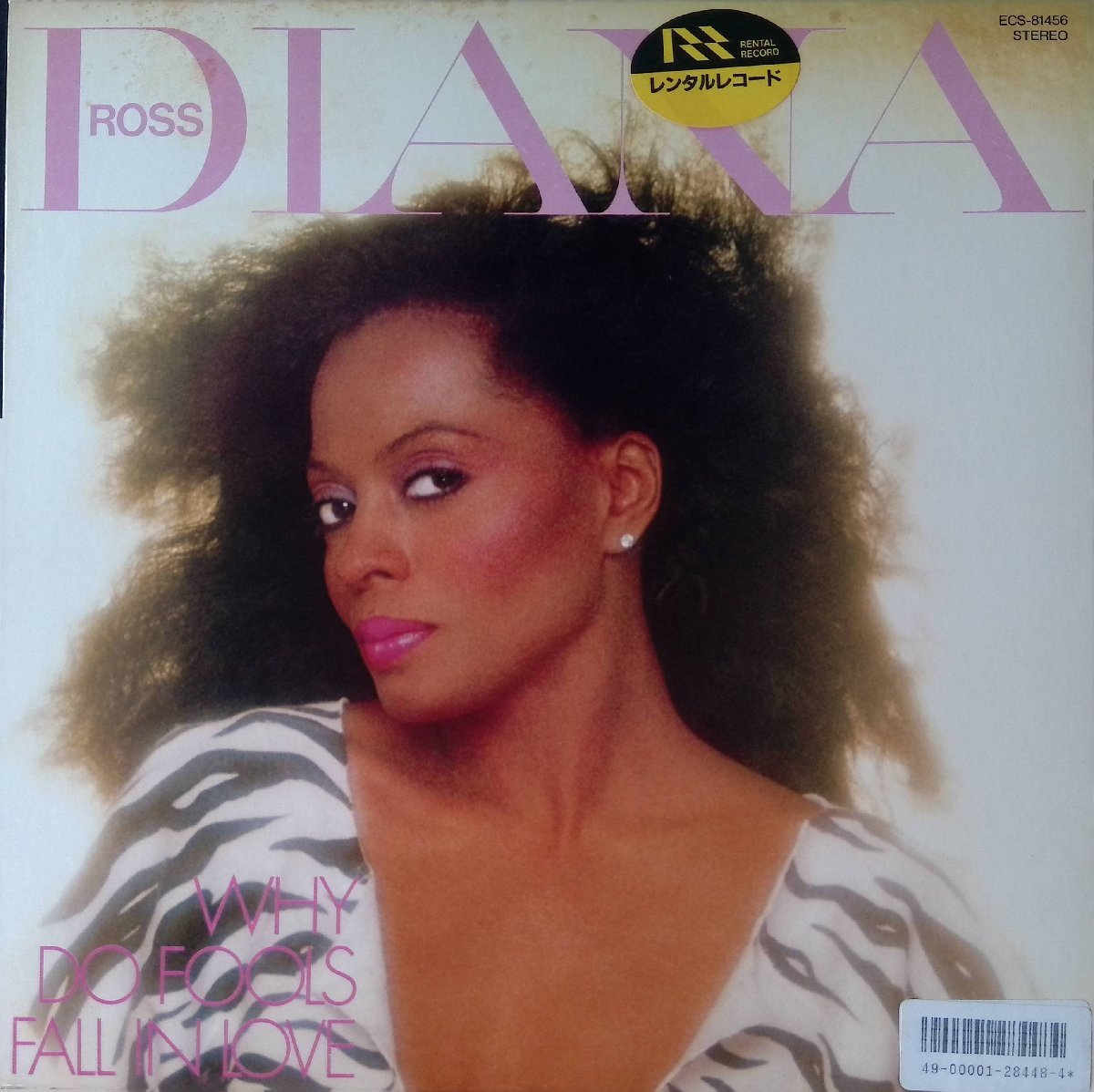 27921★良盤【日本盤】 Diana Ross/Why Do Fools Fall In Love_画像1