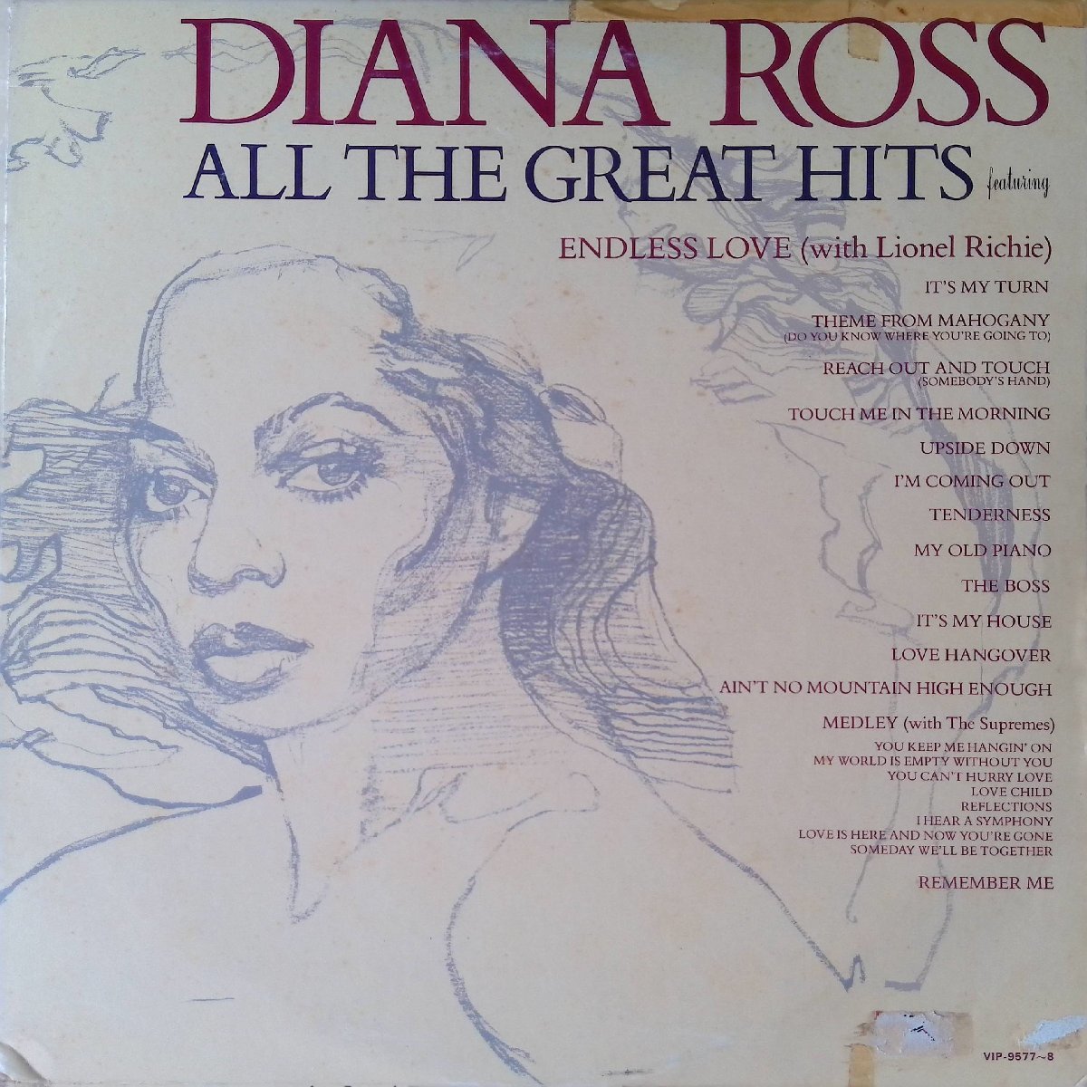 27924★美盤【日本盤】 Diana Ross/All The Great Hits ・２枚組_画像1