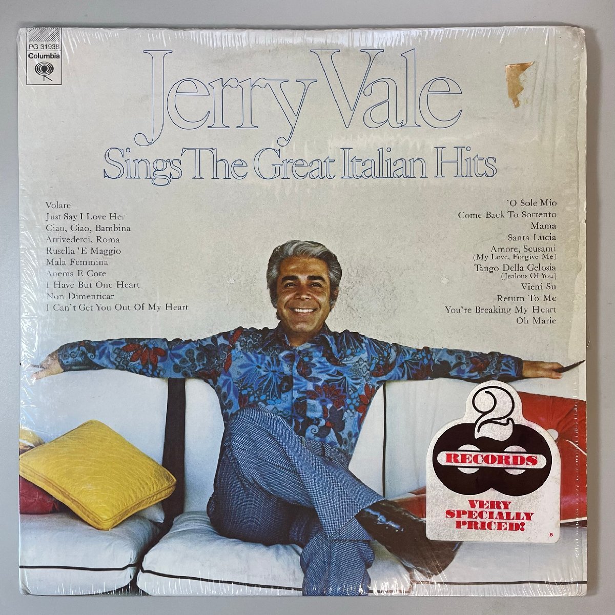 28322★美盤【US盤】 Jerry Vale/Sings The Great Italian Hits ※シュリンク・２枚組_画像1