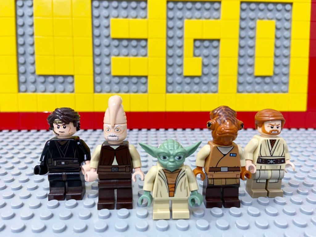 ☆スターウォーズ☆ レゴ ミニフィグ ヨーダ キ・アディ・ムンディ ナダール オビワン アナキン ( LEGO 人形 ジェダイの画像1