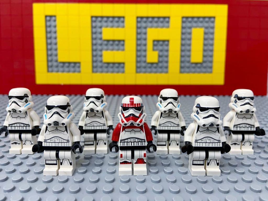 ☆スターウォーズ☆ レゴ　ミニフィグ　ストームトルーパー　ショック・トルーパー　( LEGO 人形 帝国軍 兵士　B50825_画像1